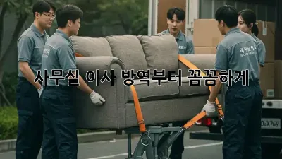 사무실 이사? 방역부터 꼼꼼하게!
